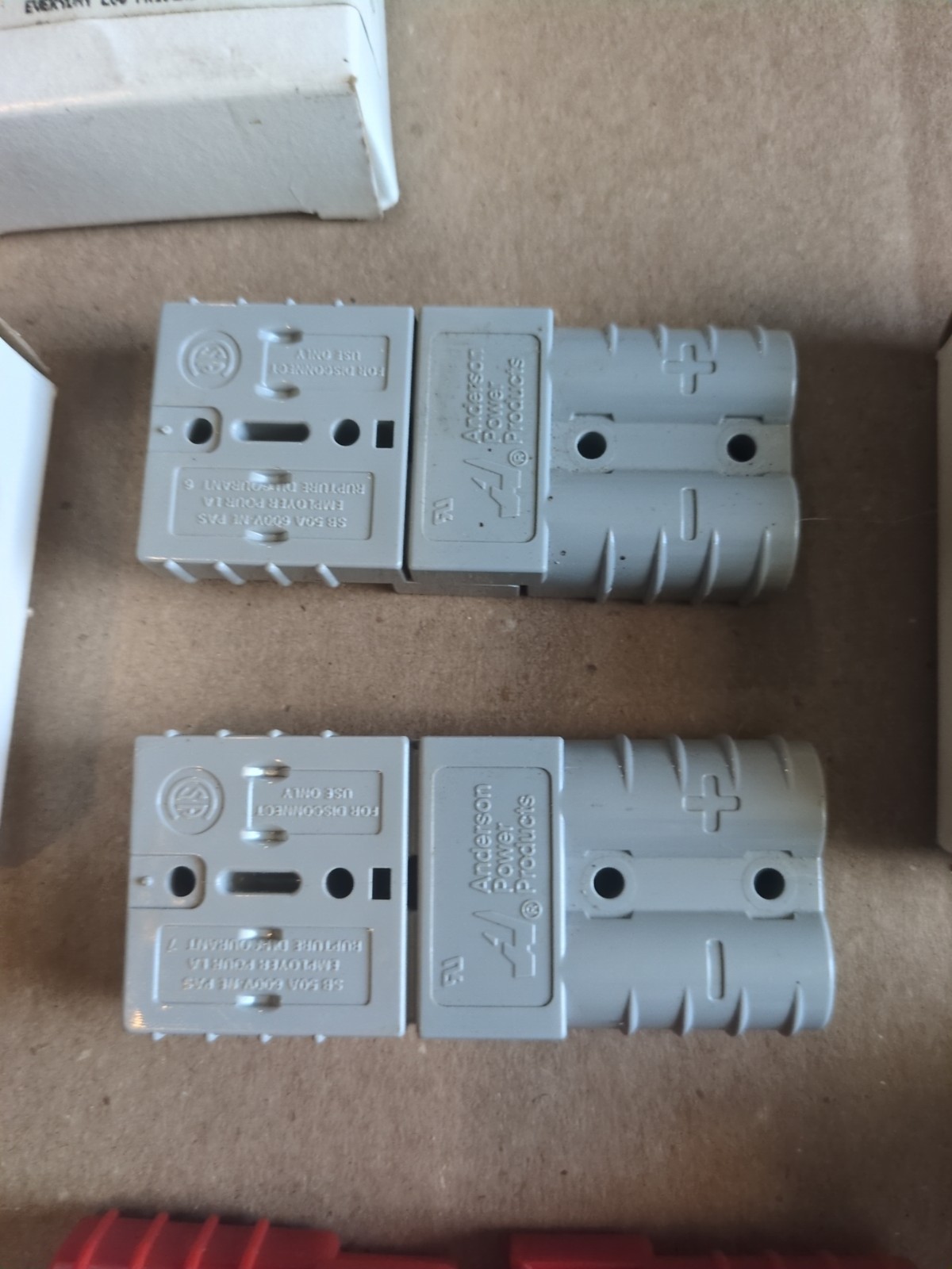 Set/Pair Red or Gray SB Breakaway DC Power Connectors Your Choice 1 Male&Female