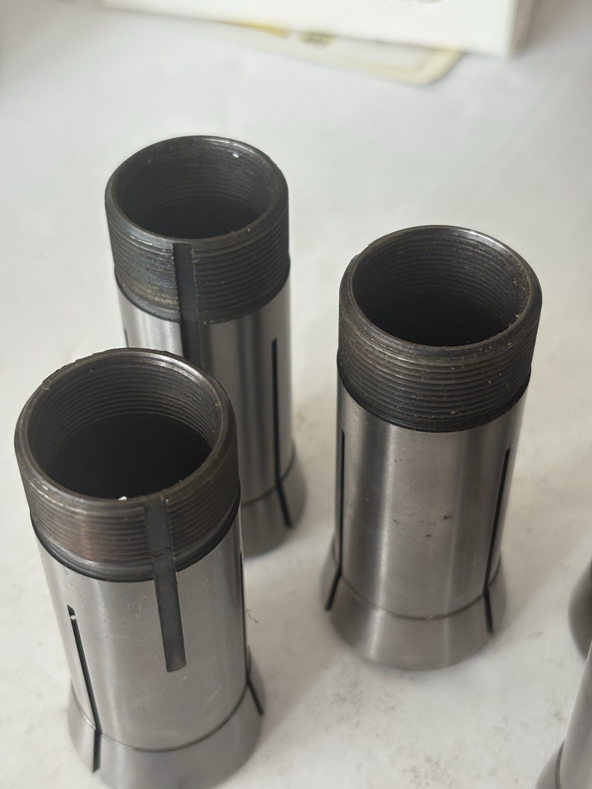 5C Emergency Collets MSC Lot of 5 PCS Machinable Steel Hardinge Compatible NEW!