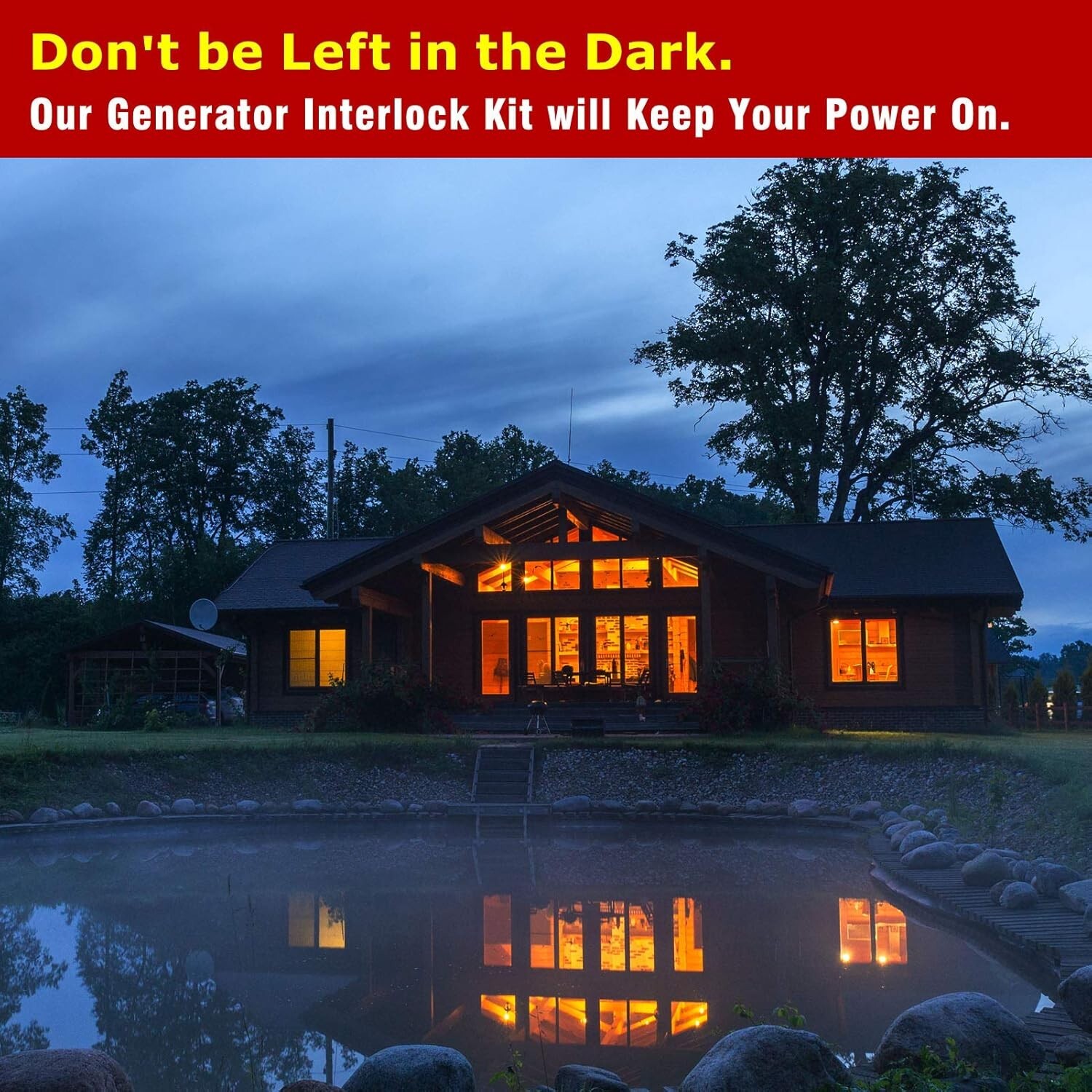 Generator Interlock System for Seamless Power Transfer – 3.2 Ounces Lightweight