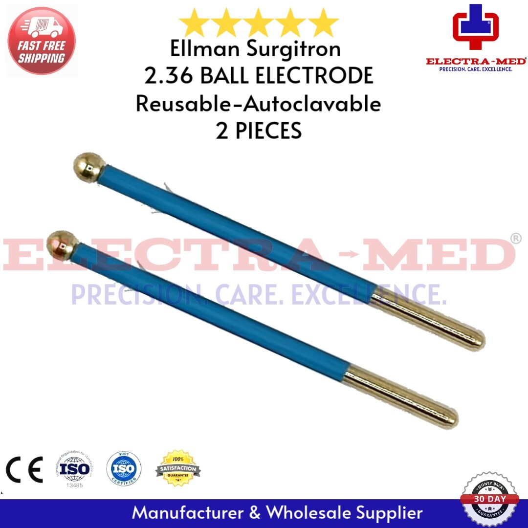 Ellman Surgitron D8B 2.36mm Reusable Ball Electrodes Compatible Replacement – CE