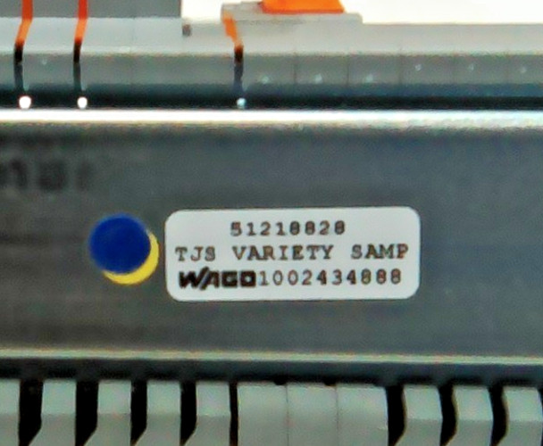 WAGO DIN Rail Terminal Block Assembly Mixed Terminal Blocks Jumpers Markers 1002
