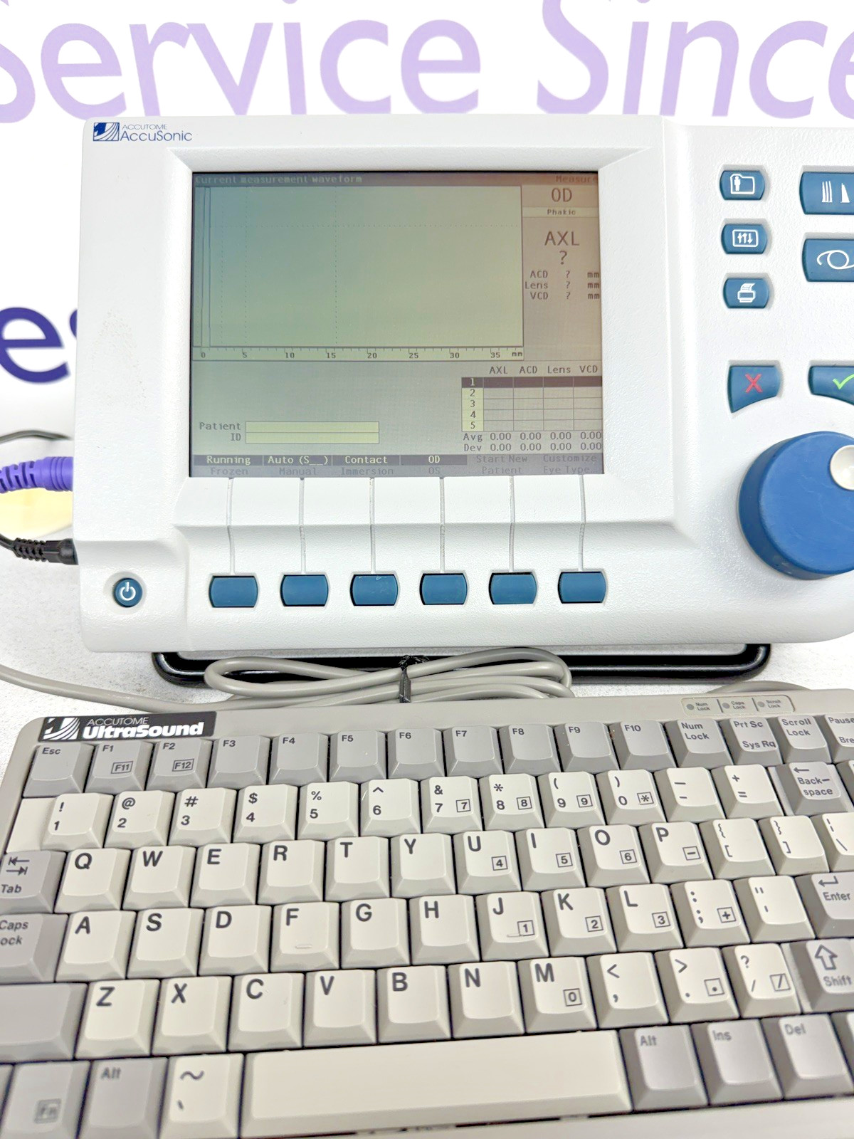 Accutome A-Scan Plus REF# 24-4000 A Scan Ophthalmic Ultrasound