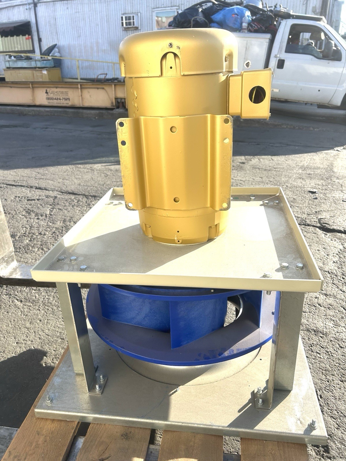 C-4604 10HP Baldor-Reliance Industrial Centrifugal Blower Assembly