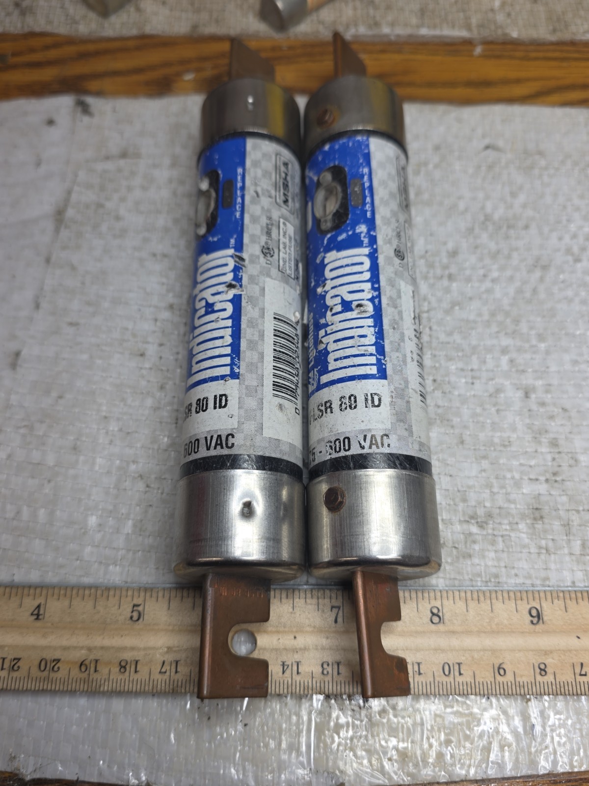 Littelfuse FLSR 80 ID Class RK5 Time-Delay Electrical Fuse 600V, 2 Pack