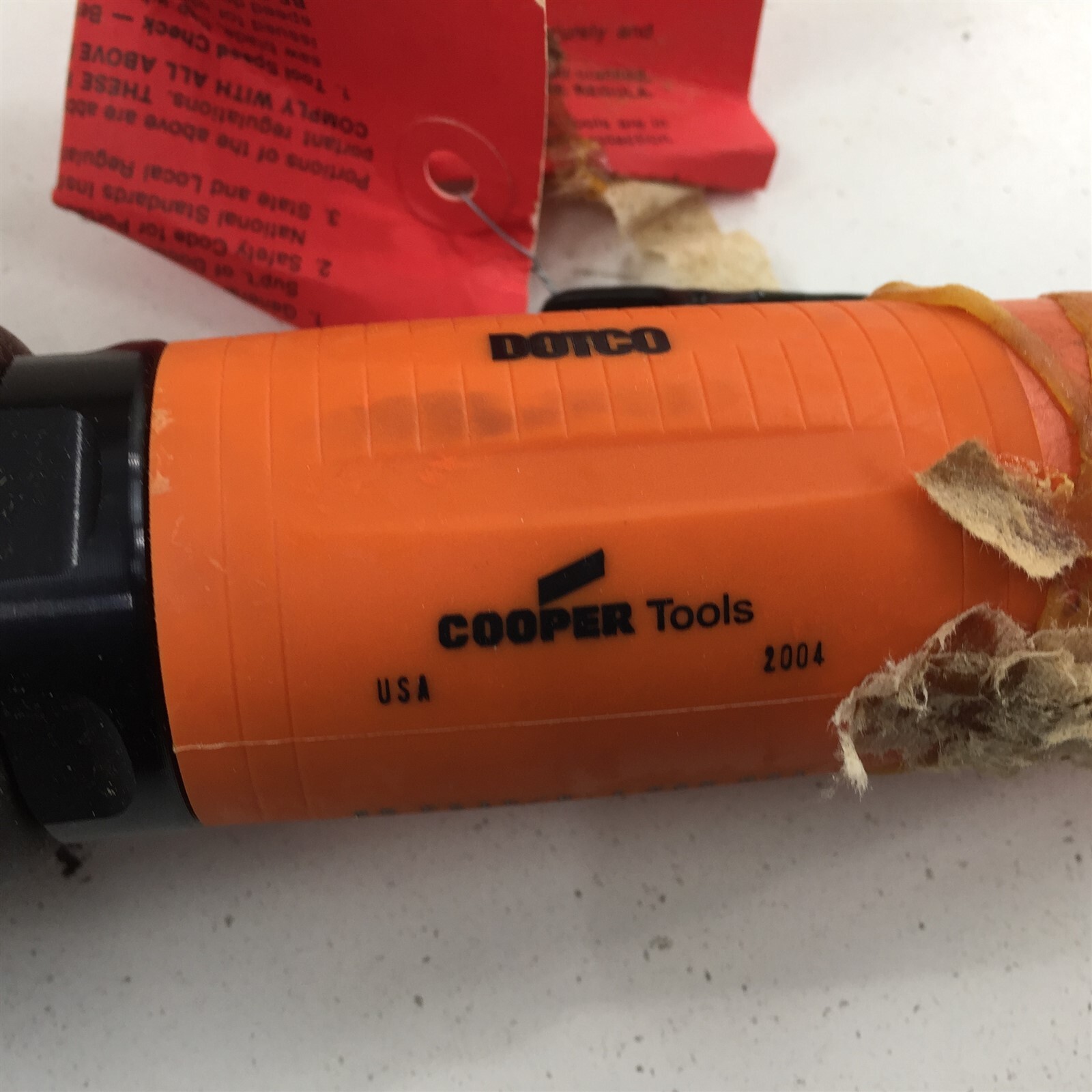 Cooper Tools 12S4118-77 Dotco Inline Cone or Plug Wheel Grinder