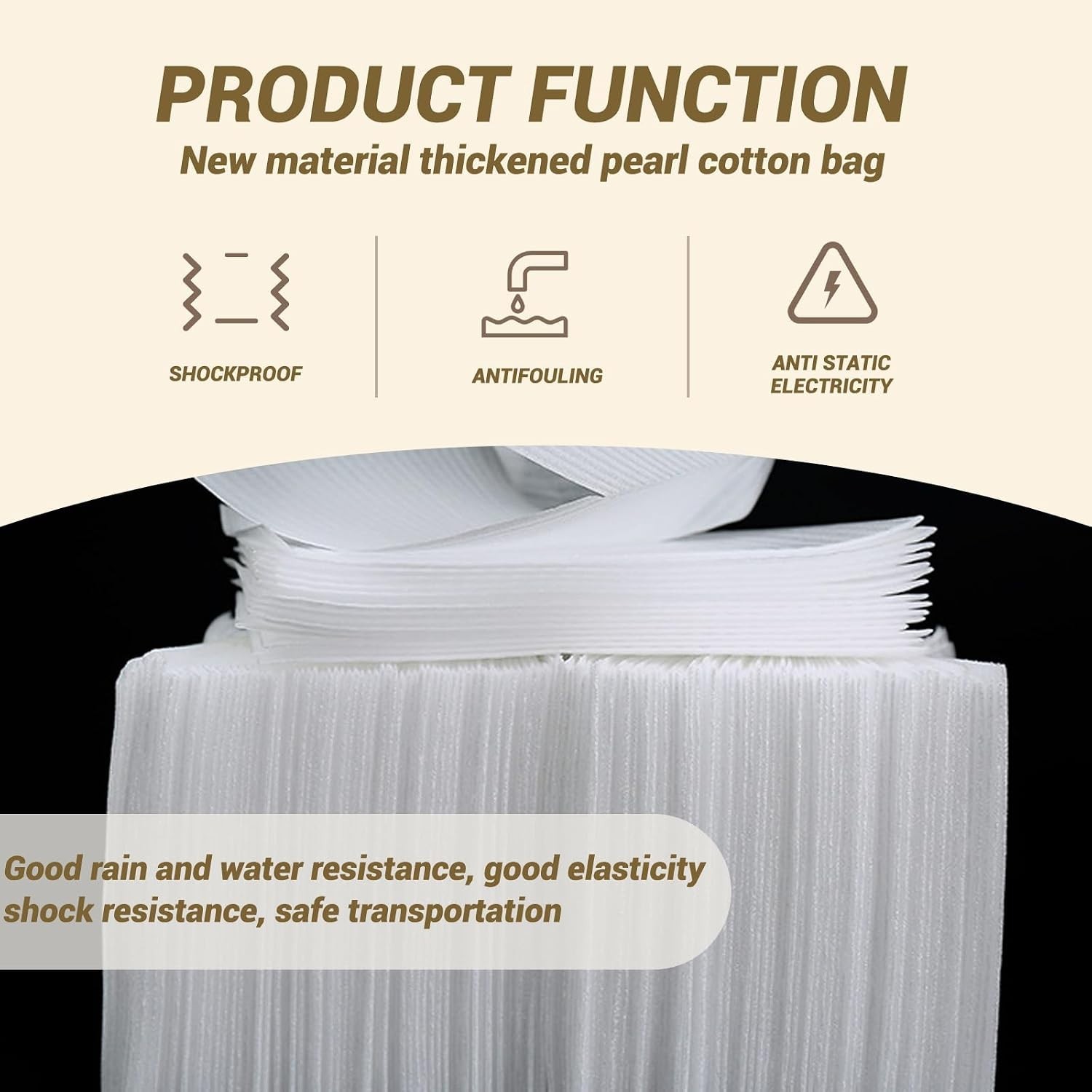 Versatile 8» x 10» Cushion Foam Pouches – 100 Count for Safe Packing of Dishes