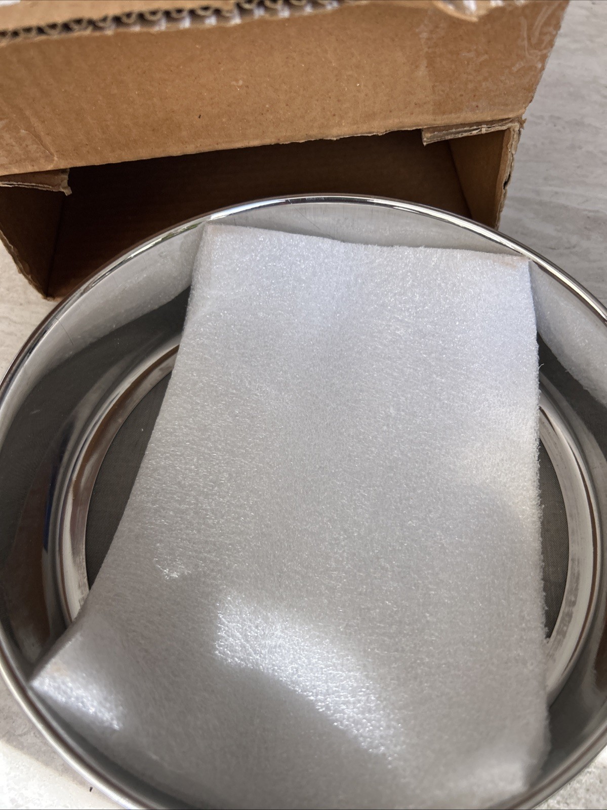 8″ Test Sieve 70 ASTM No.212 Stainless Steel Lab Sieve for Soil Sand Analysis