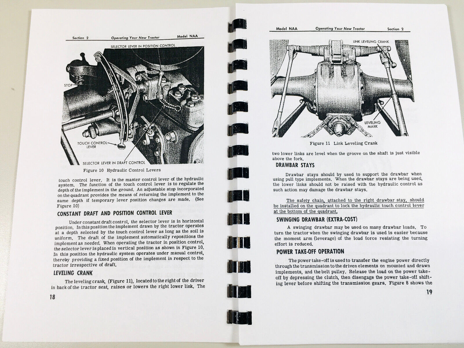 1953-1955 Ford Naa Golden Jubilee Tractor Operators Manual Owners Maintenance