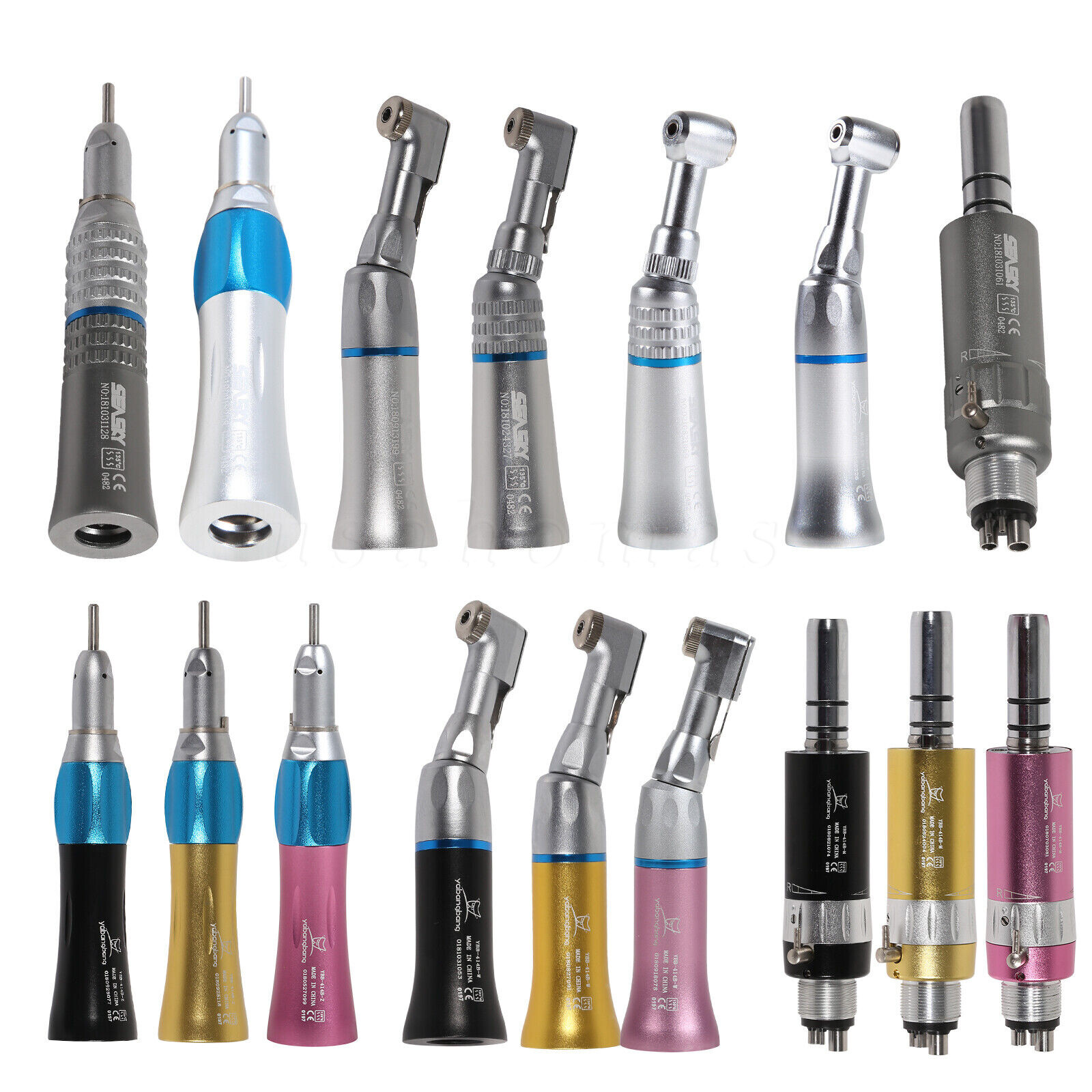 Dental low slow speed straight handpiece/ contra angle/ air motor fit NSK E-type