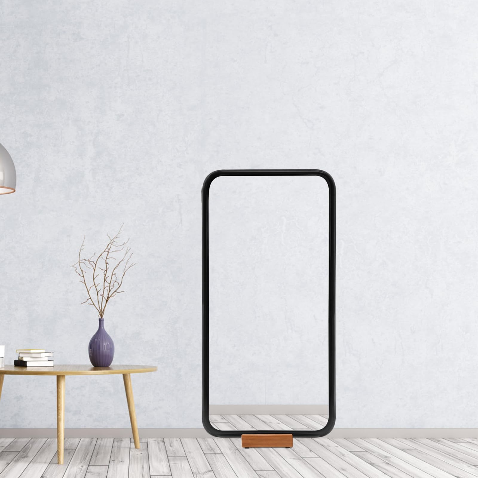 2 PCS Wooden Floor Mirror Stand Full Length Base Stable 9.84×3.14×5.11 Inch