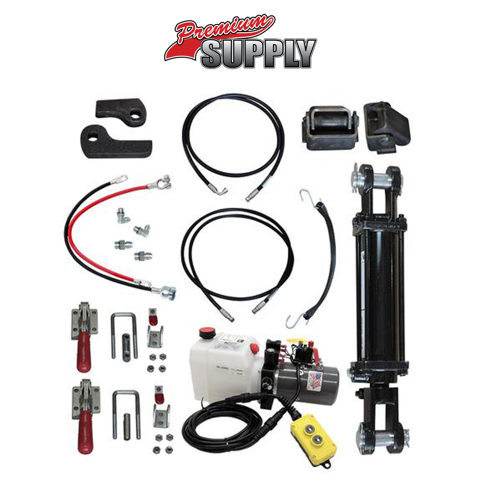 Hydraulic Tilt Deck Kit for Trailers – Tie Rod 3TR Premium Supply Hydraulic Kit