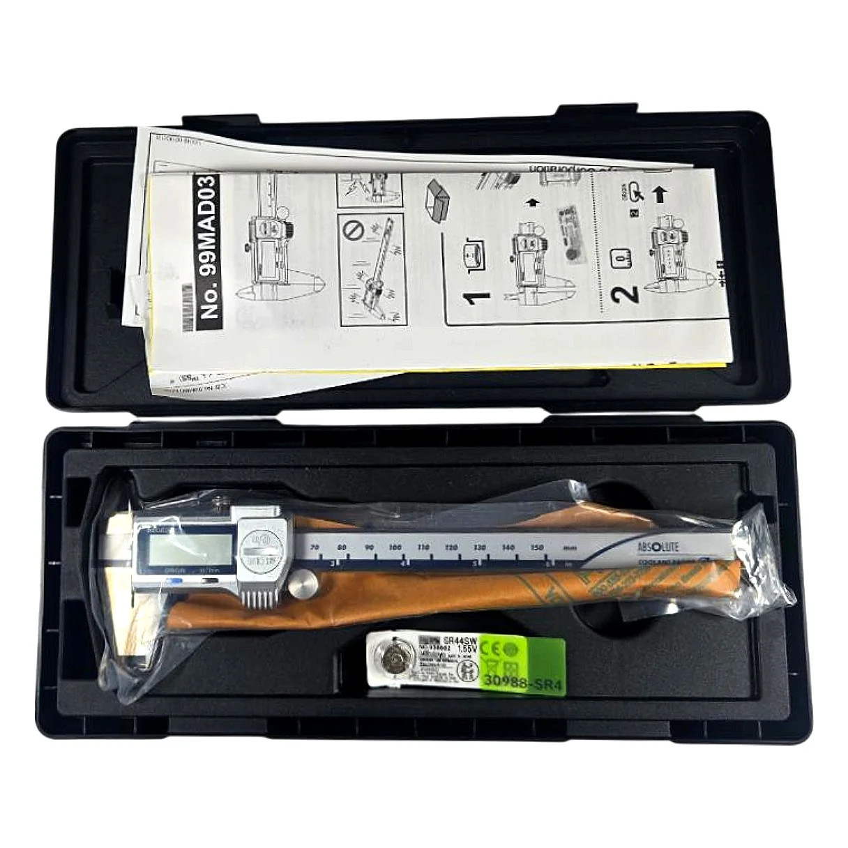 Mitutoyo 500-735-20 6in/150mm IP67 Coolant Proof Digimatic Caliper