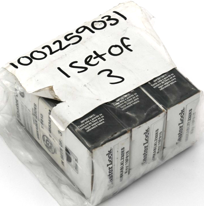 MASTER LOCK 406KABLKLZ32KS PADLOCK , ISOLATION MAS Key: 13F813(SET OF 3PCS)