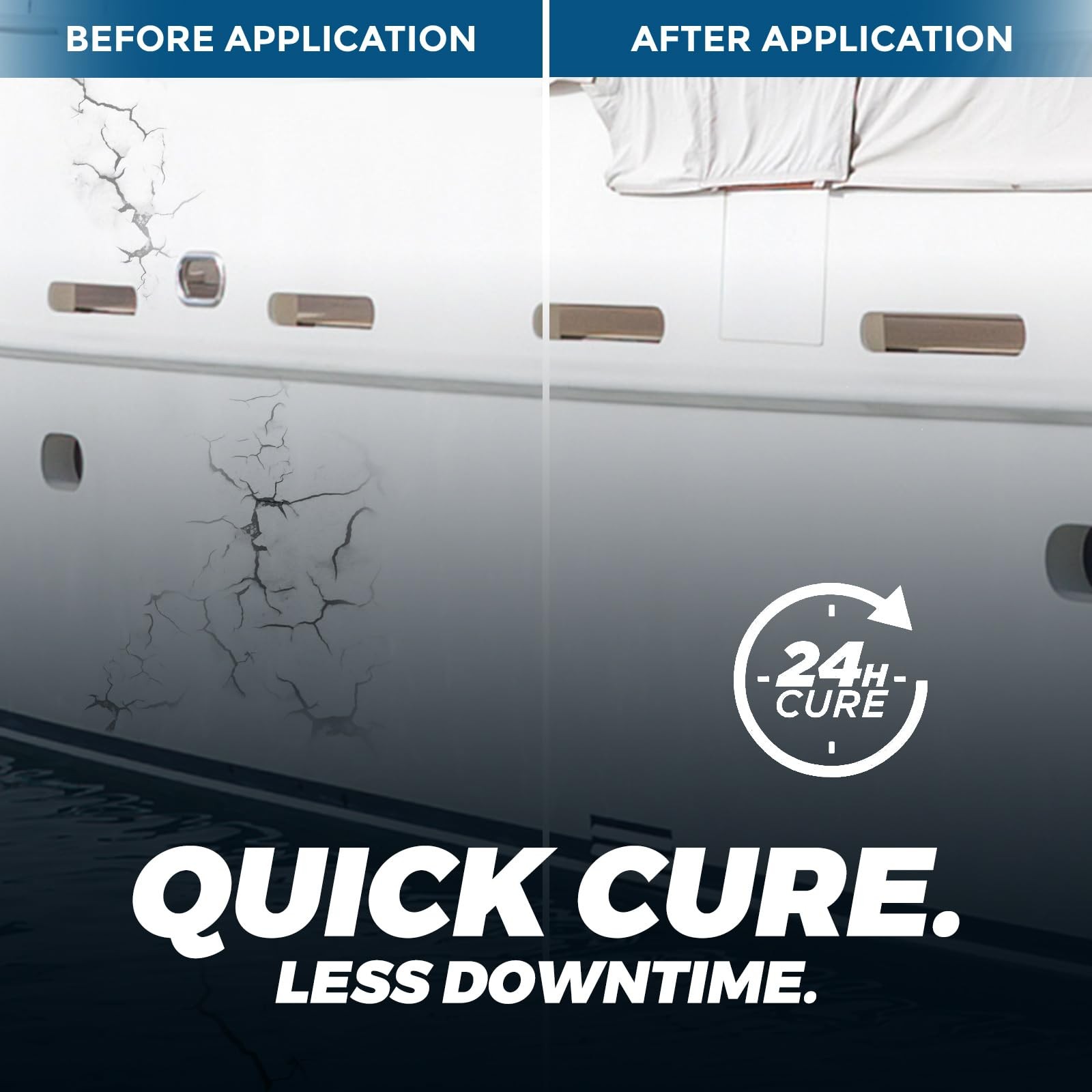 5200 Marine Sealant for Boats & RVs-Fast-Cure (30 Mins), Waterproof, UV-Resis…