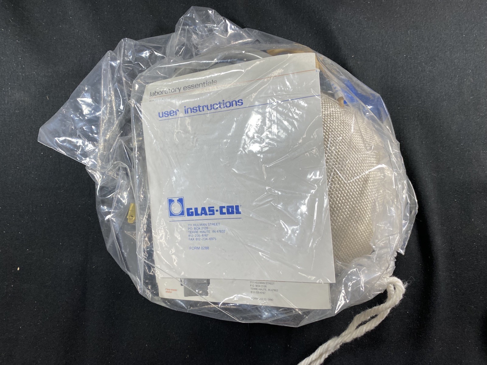 GLAS-COL 500mL 115W 270W Fiberglass Fabric Laboratory Heating Mantle 100B O406