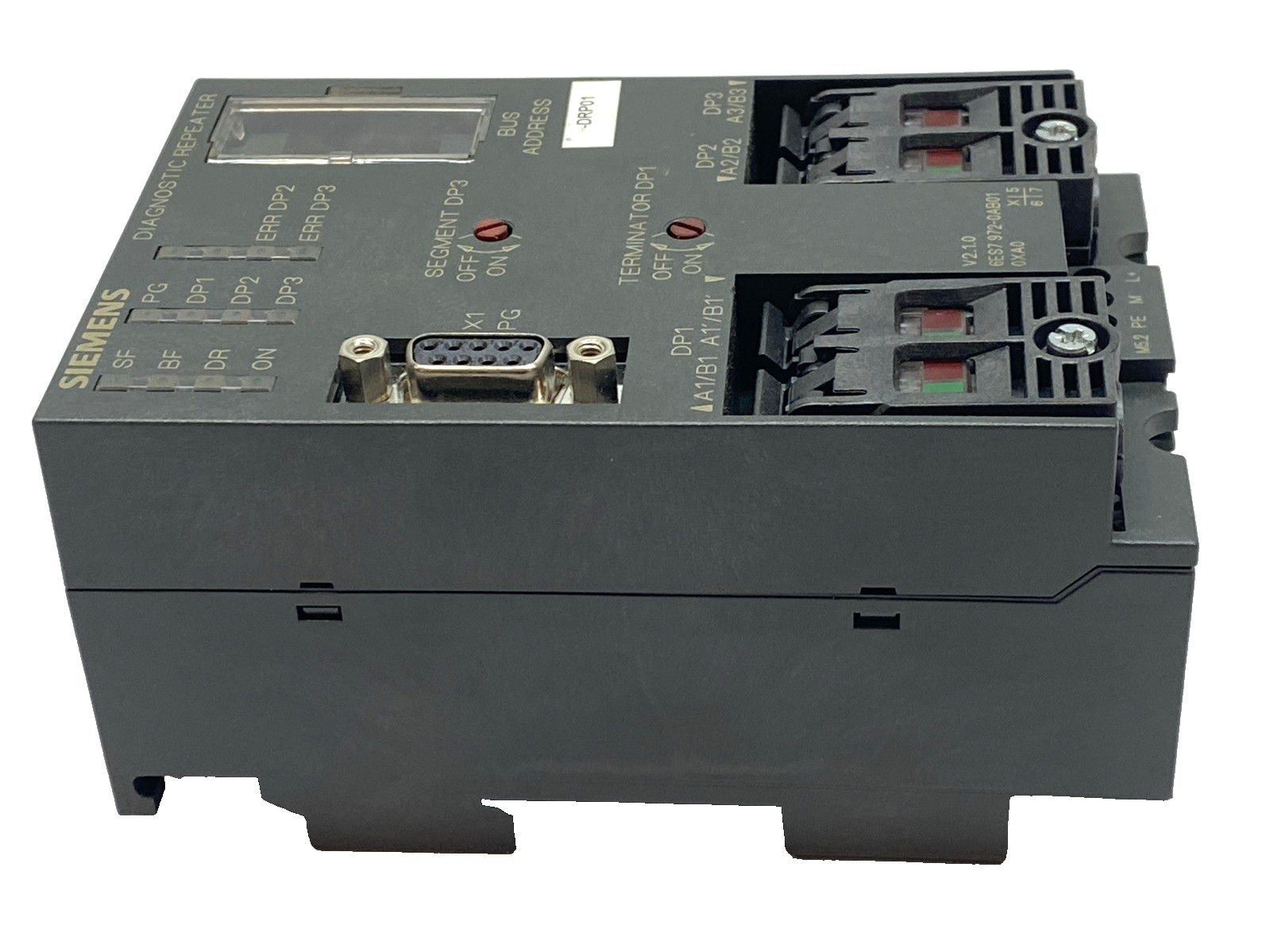 Siemens 6ES7972-0AB01-0XA0 SIMATIC S7 PROFIBUS DP Diagnostic Repeater RS485 24V