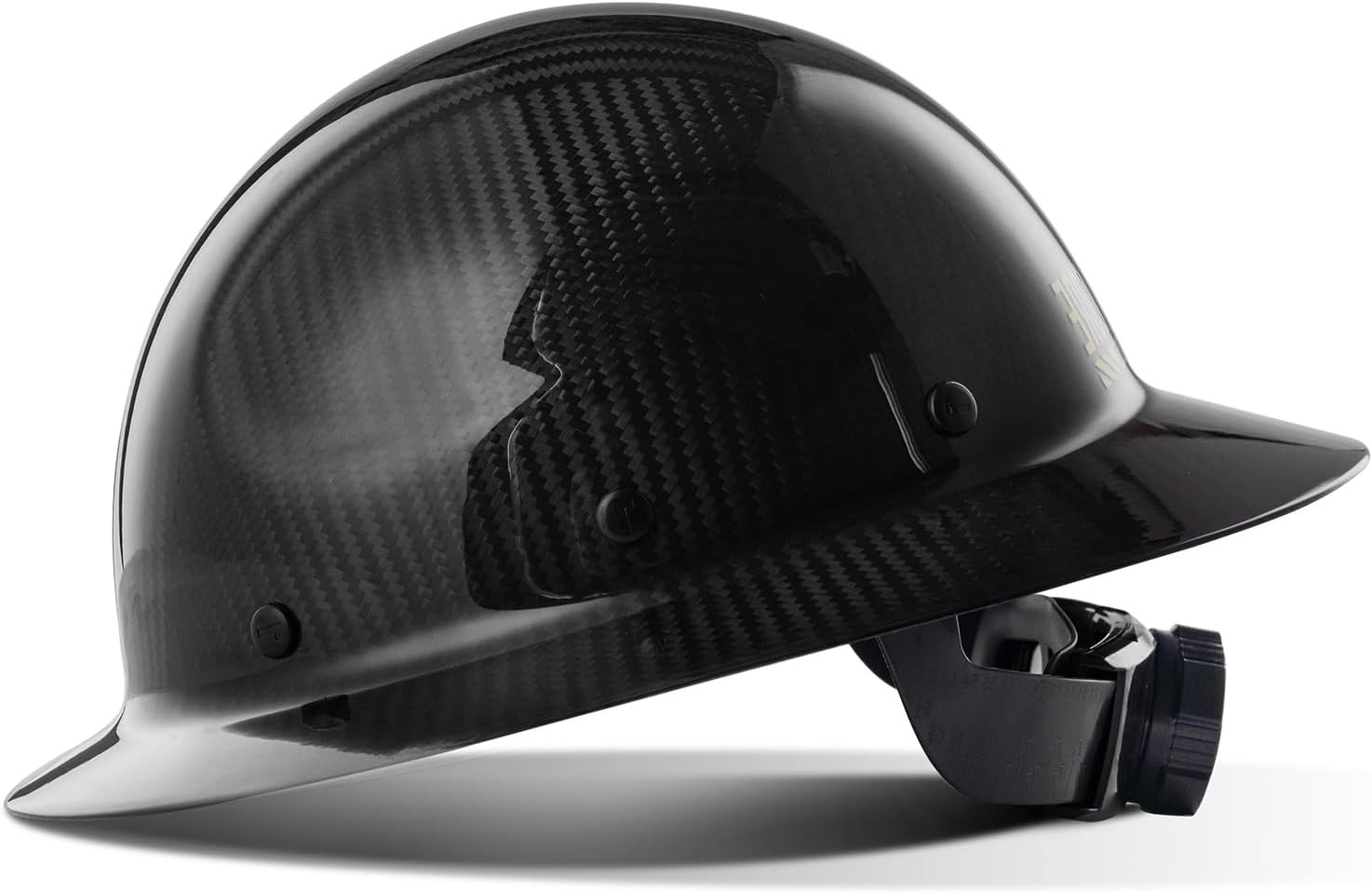LANON Full Brim Hard Hat, OSHA Construction Work Approved, Premium Grey Dots Des