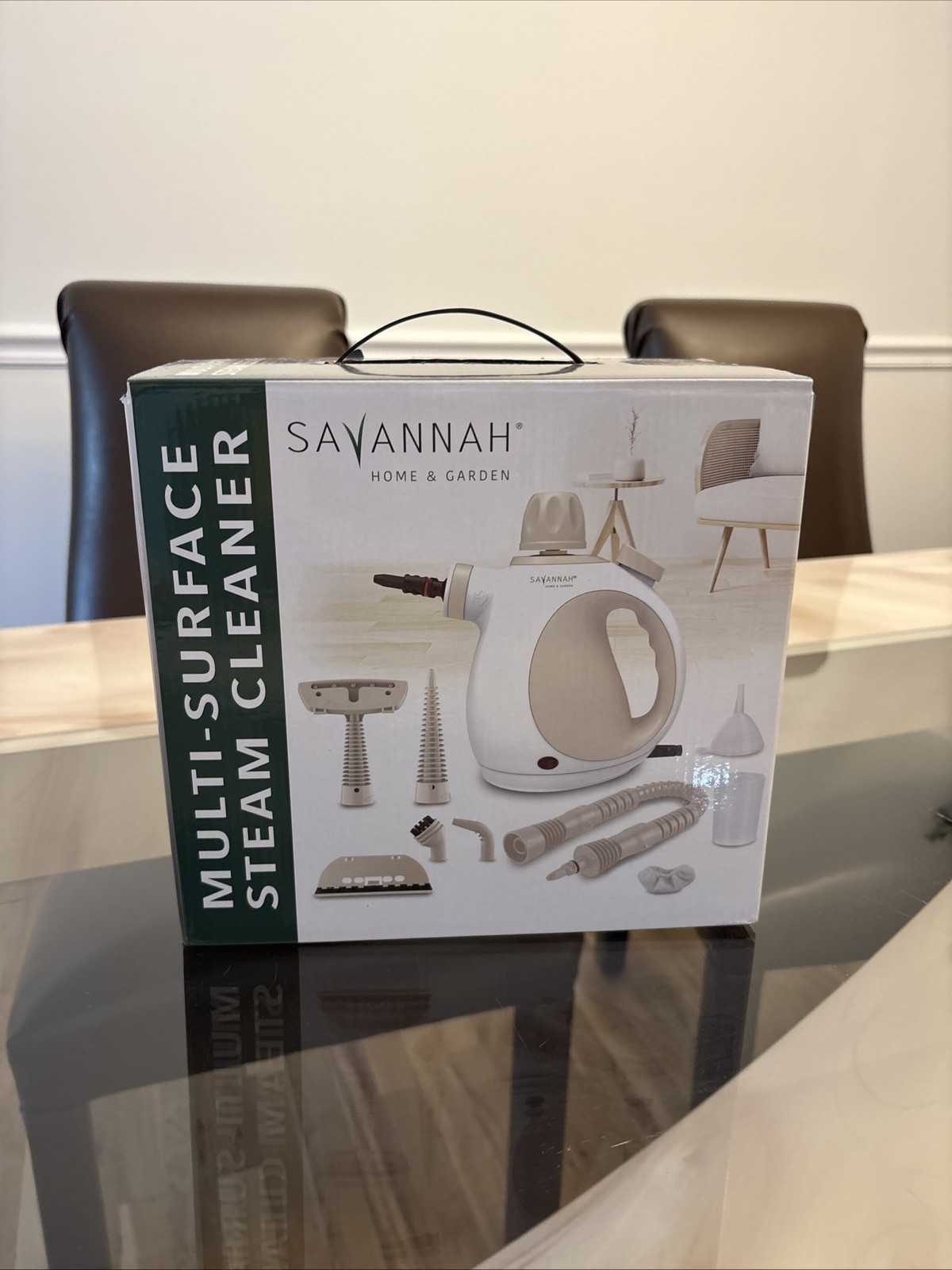 Steam Cleaner Multi Surface 9 Attachments Sealed By Savannah Brand New