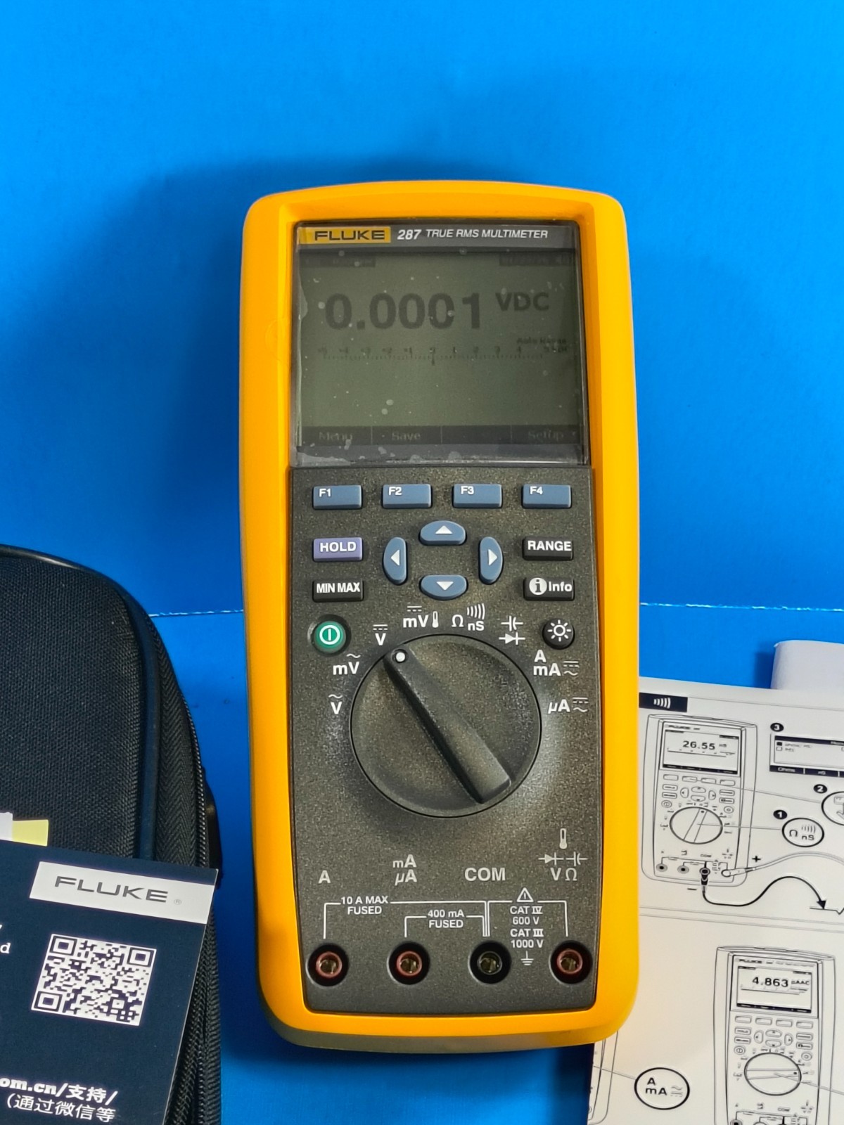 Fluke 287 FVF FlukeView Forms Logging Industrial Digital Multimeter Meter
