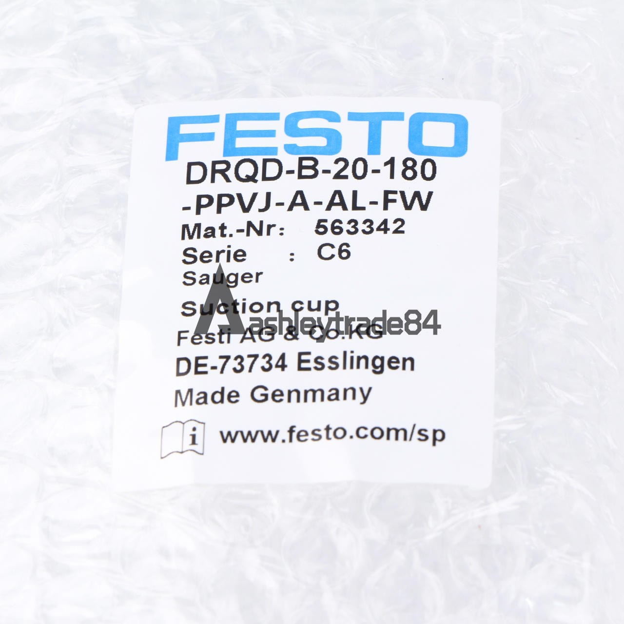 1pc NEW ， DRQD-B-20-180-PPVJ-A-AL-FW 563342
