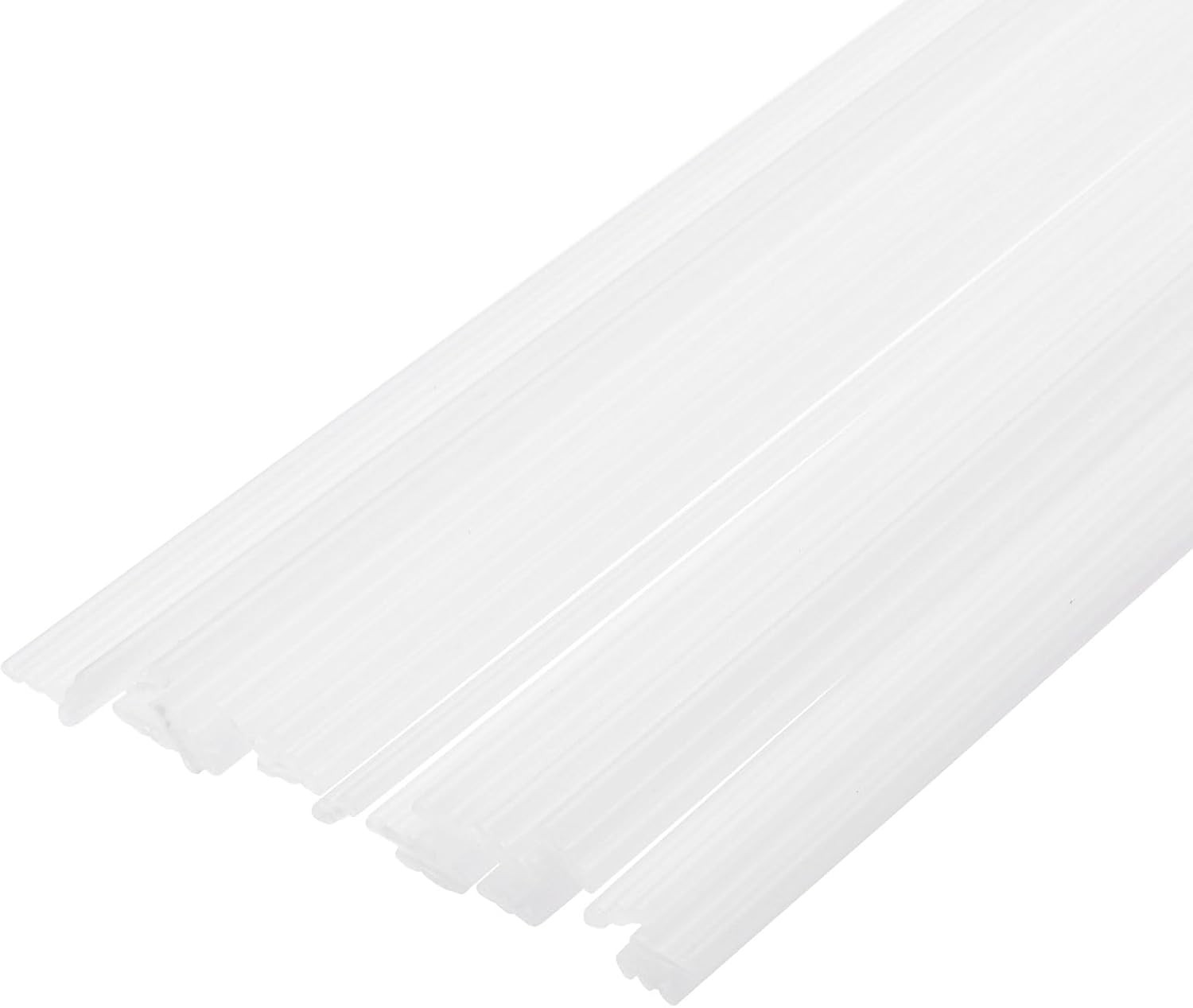 MECCANIXITY 20pcs 13 Inch Plastic Welding Rods PP 13 inch, White