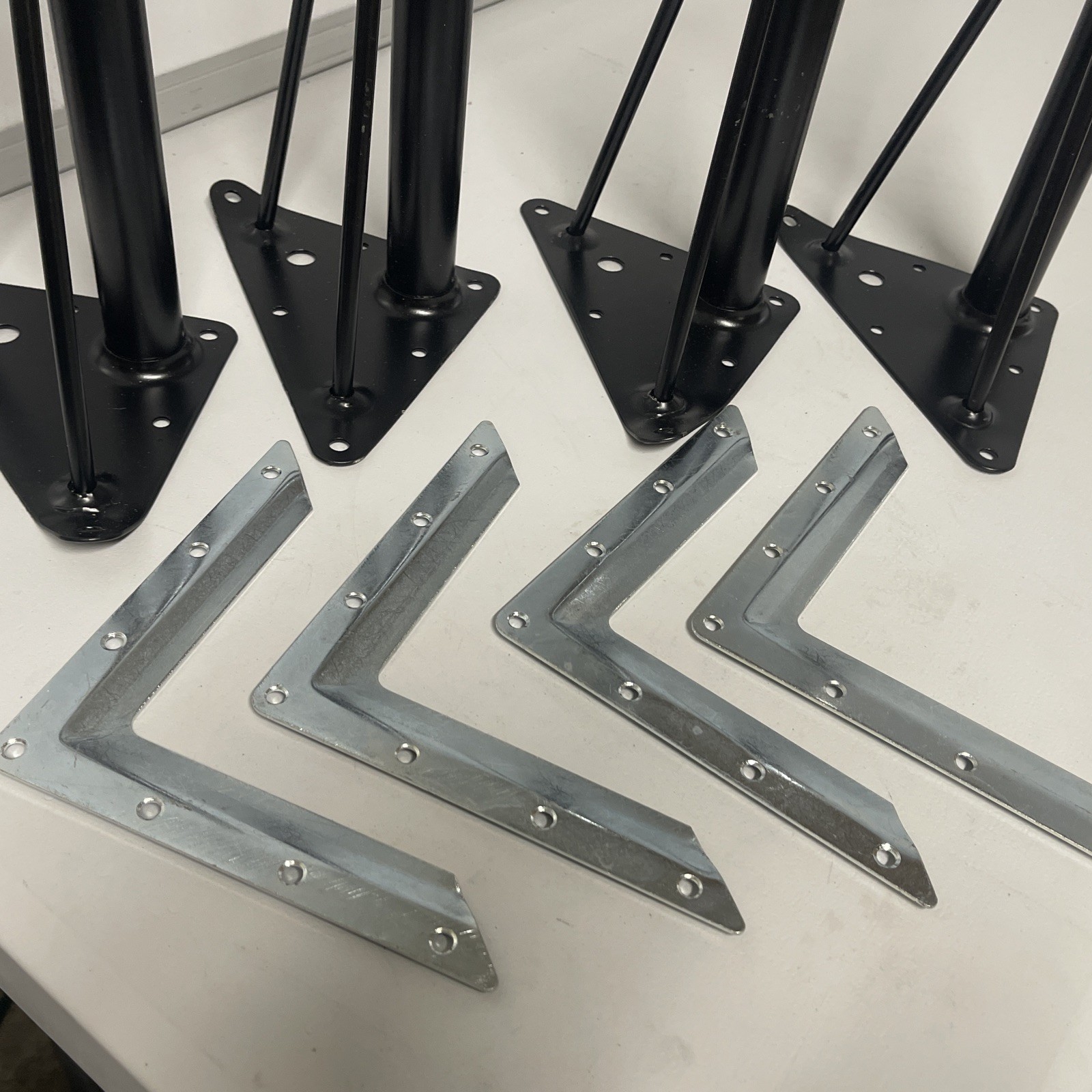 Tapered Metal Table Legs XU-LEG-SHORT-GG