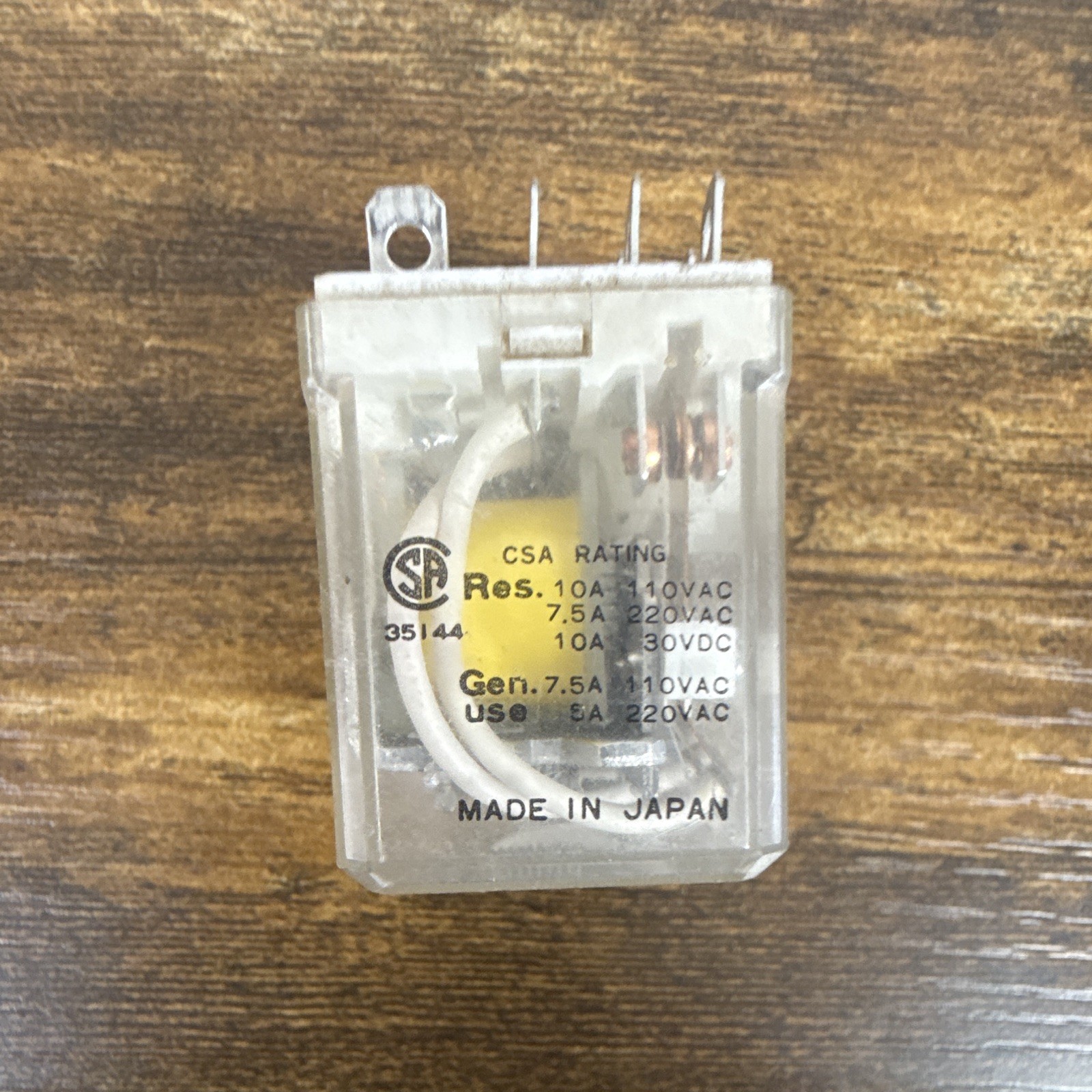 G.W. Eagle Signal 1840CA120 Relay DPDT 120V AC Plug-In 8-Pin 10A