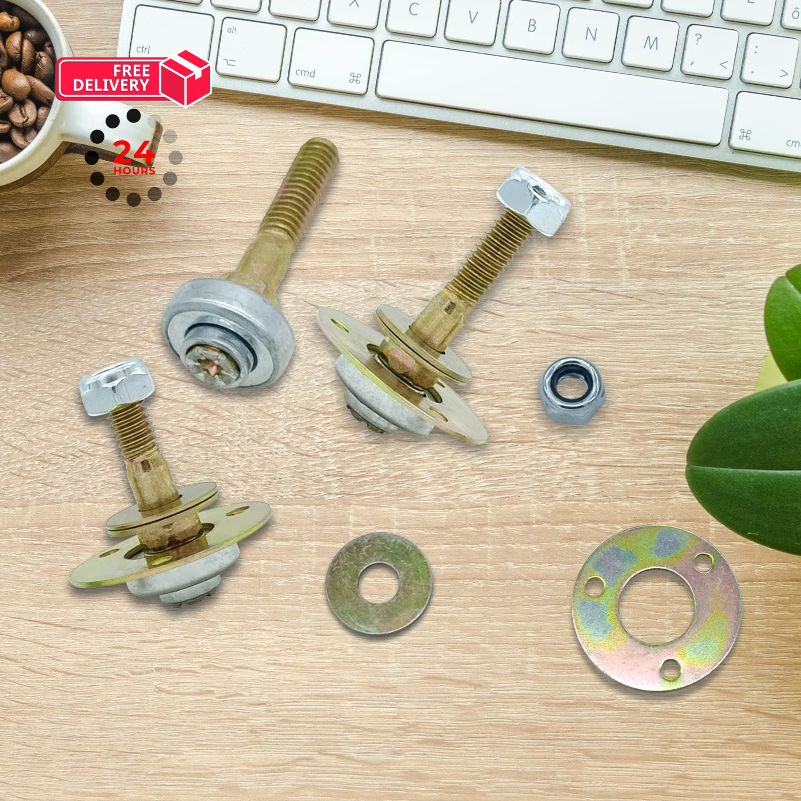 LJZP 4 PCS Furniture Rocking Chair Bearing 1 in x 1 x 2.2 in, Iron