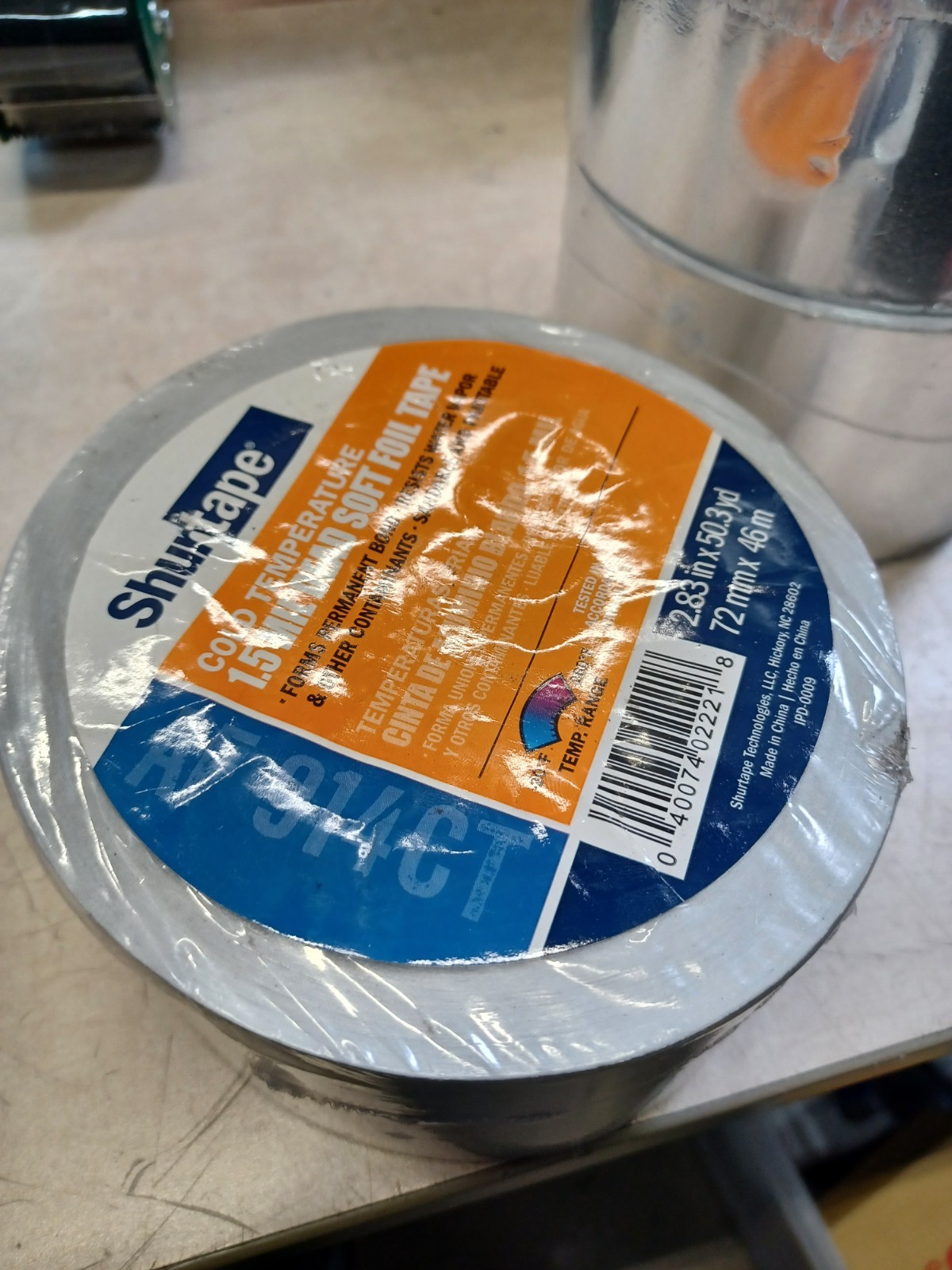 Lot Of 5 Shurtape Cold Temperature 1.5 MIL Dead Soft Foil Tape AF 914CT