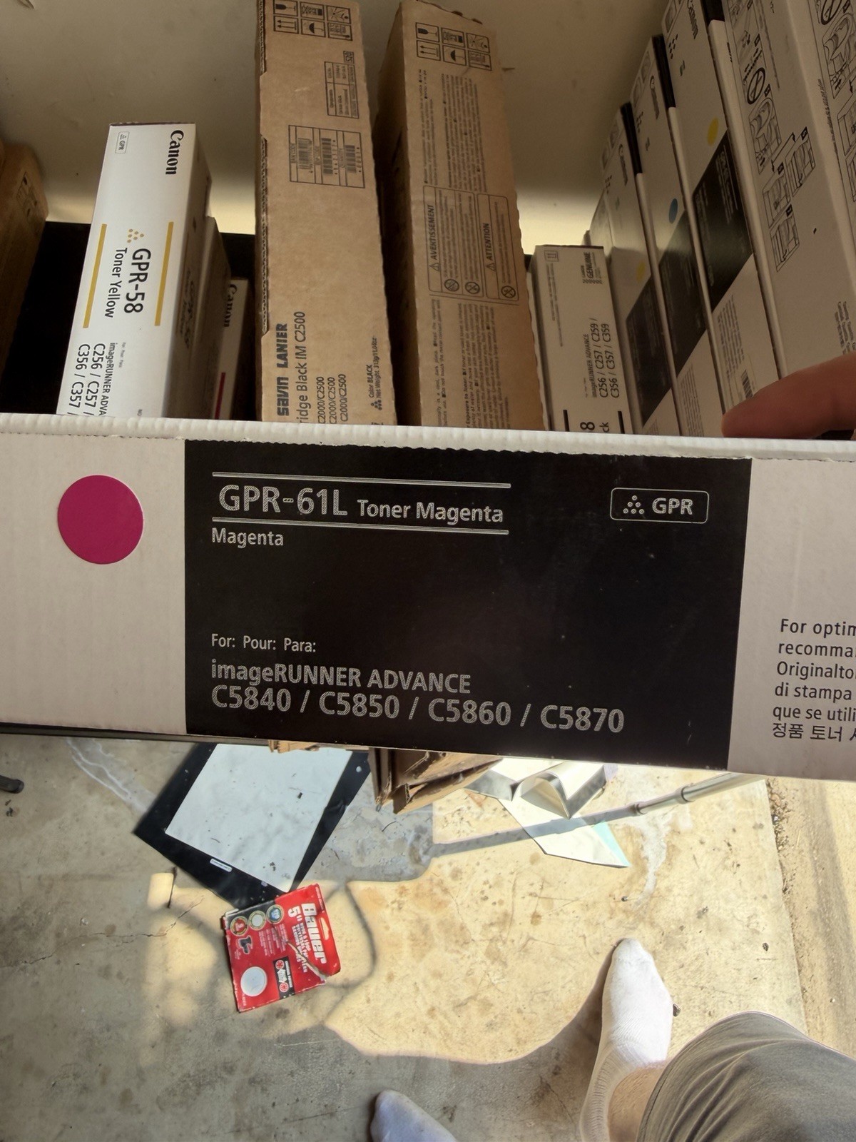 Canon Genuine GPR-61L Toner C/M/Y SET! for imageRUNNER ADVANCE C5840-C5870