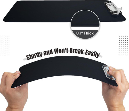 Mr. Pen- Plastic Clipboard, Black, Clip Board, Teacher 1 Pack, Black