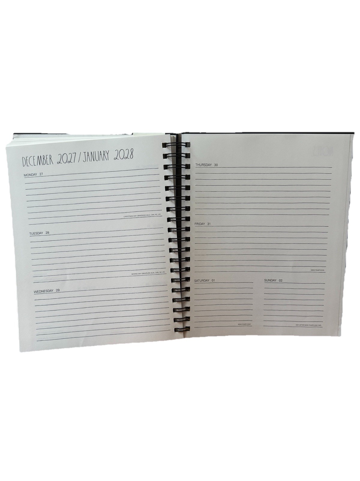 2027 Planner Rae Dunn Make It Happen 17 Months Aug 2026- Dec 2027 Pink 10×8”