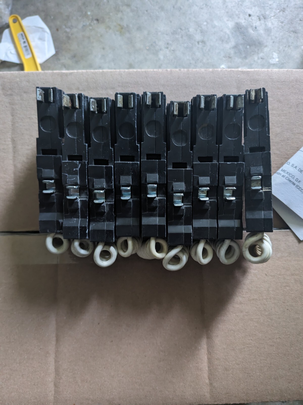 50 PC of QO125 GFI Square D Circuit Breaker used