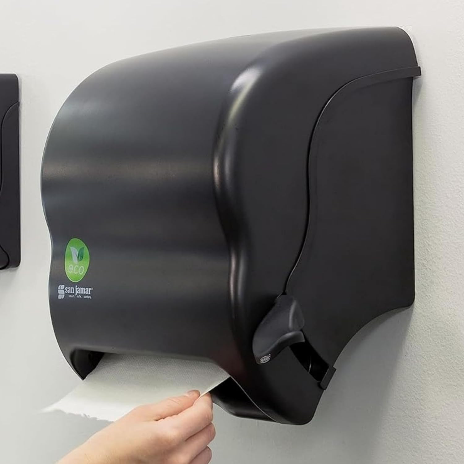 Ecologic Element Recycled Plastic Lever Paper Towel Dispenser, Manual Towel Disp