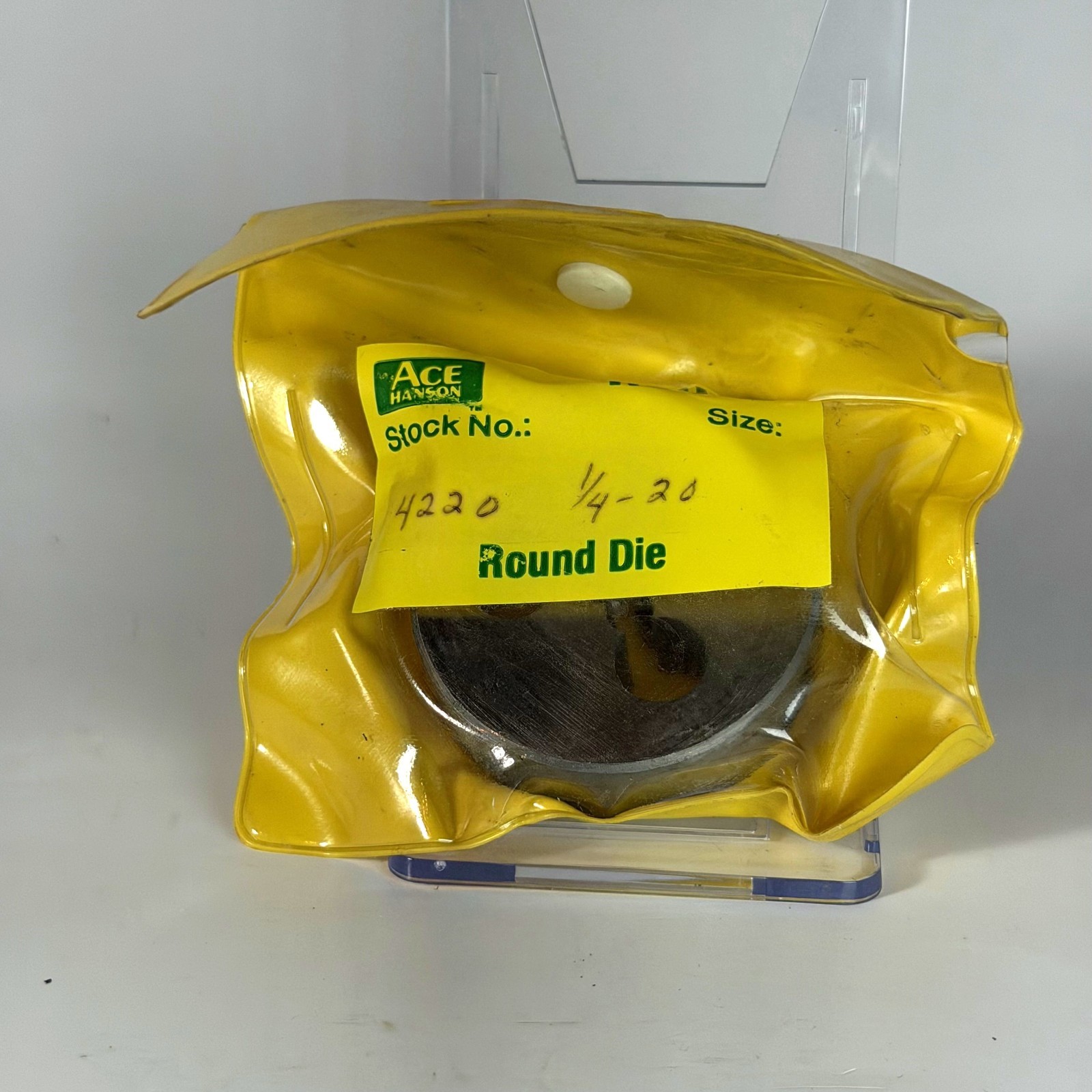 Ace Hansen 1/4″-20 NC Adjustable Die 2″ OD – NOS Military Surplus 4220