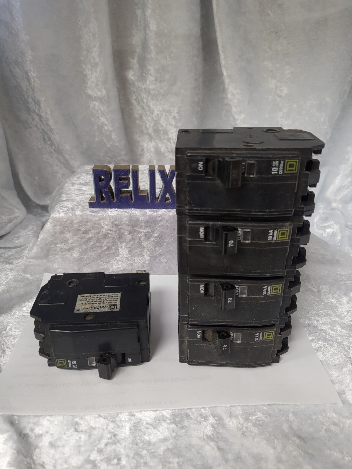 Square D QO260 60 Amp 2 Pole Circuit Breaker 120/240V HACR Used