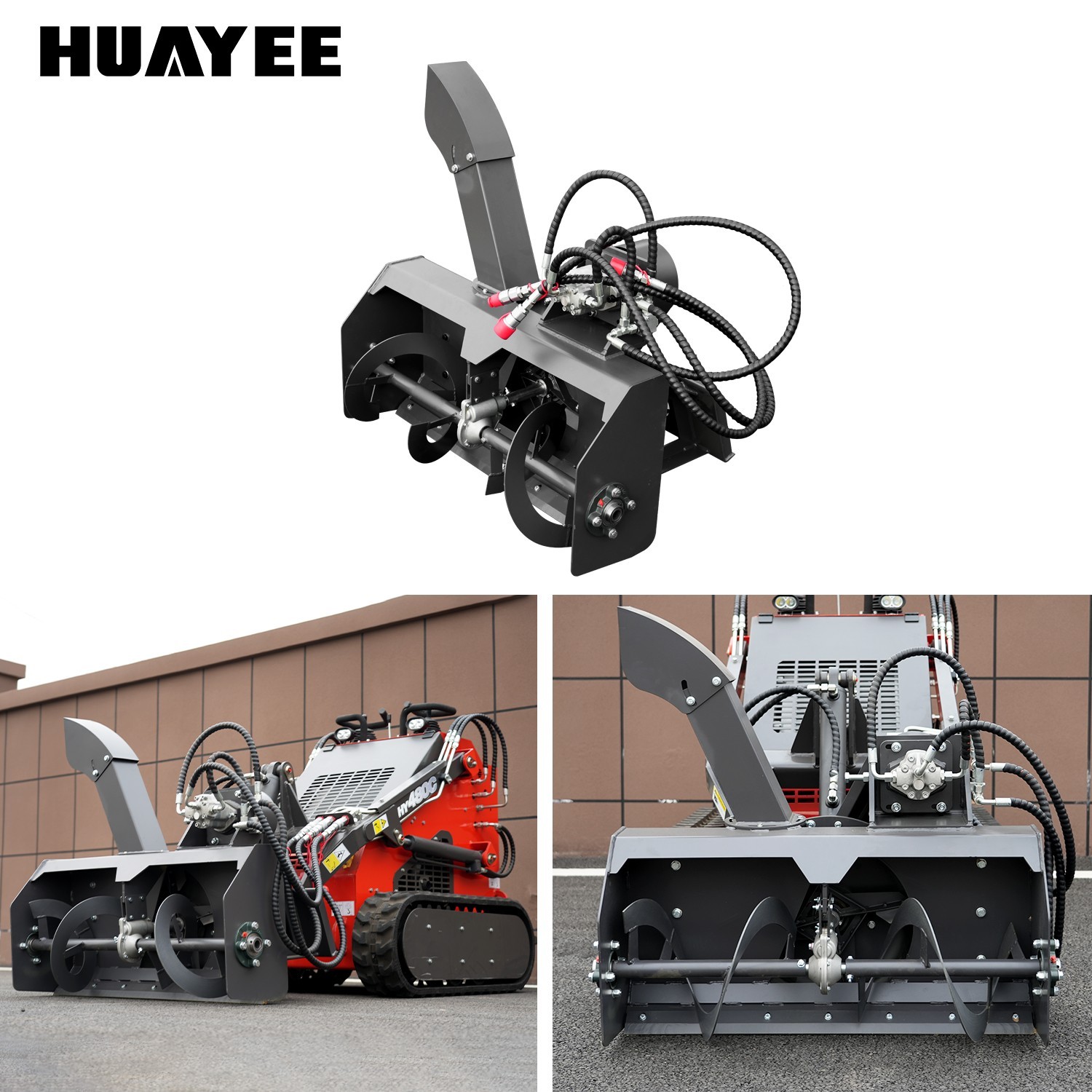 FREE SHIPPING HUAYEE Snow Blower Mini Skid Steer Loader Attachments