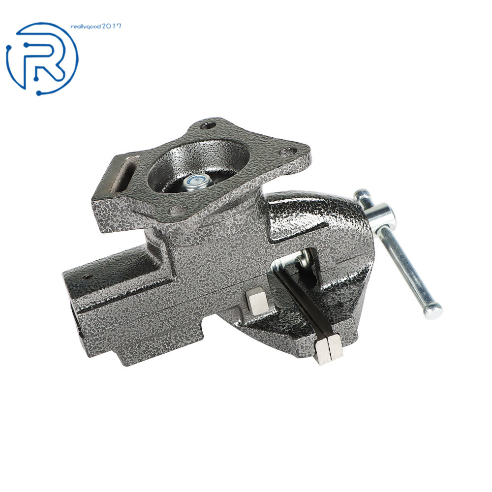 Bench Vise 3.3In Adjustment Dual-purpose Heavy Duty Cast Steel with Swivel Base