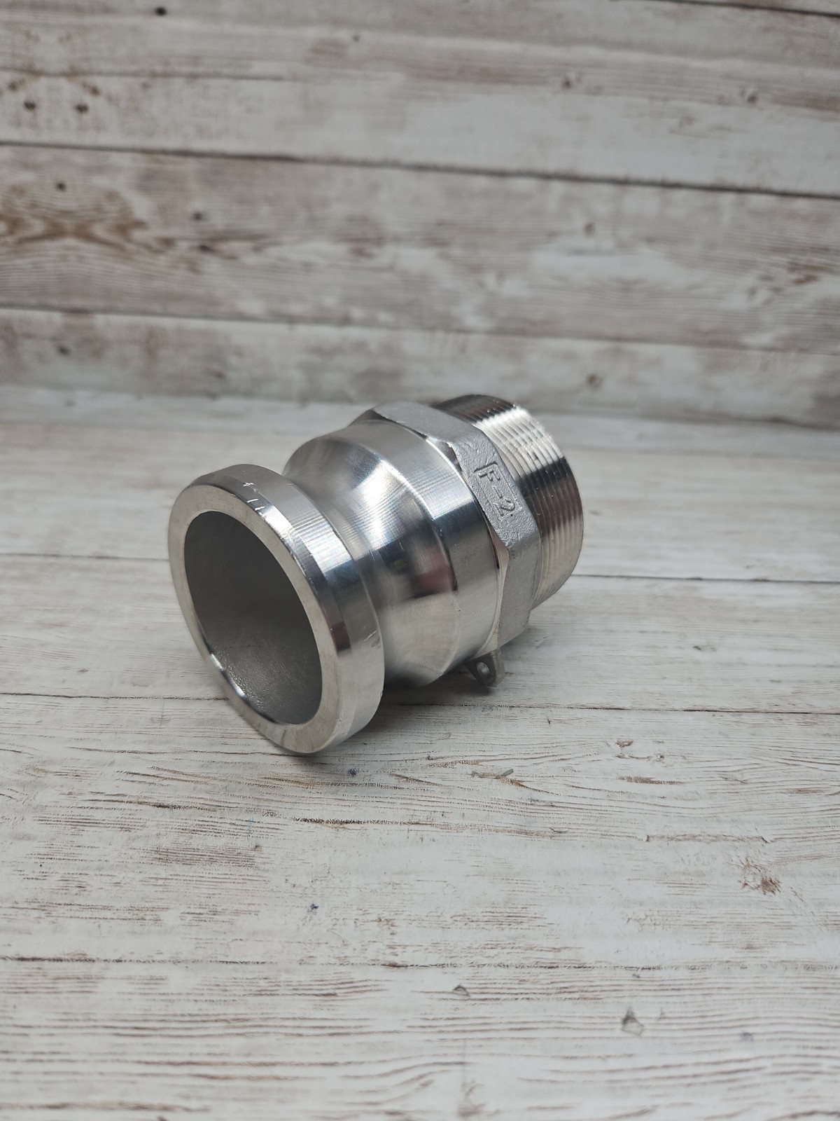 USASEALING 2″ Type F Camlock Fitting Male Adapter to 2 Inch Male NPT SS304