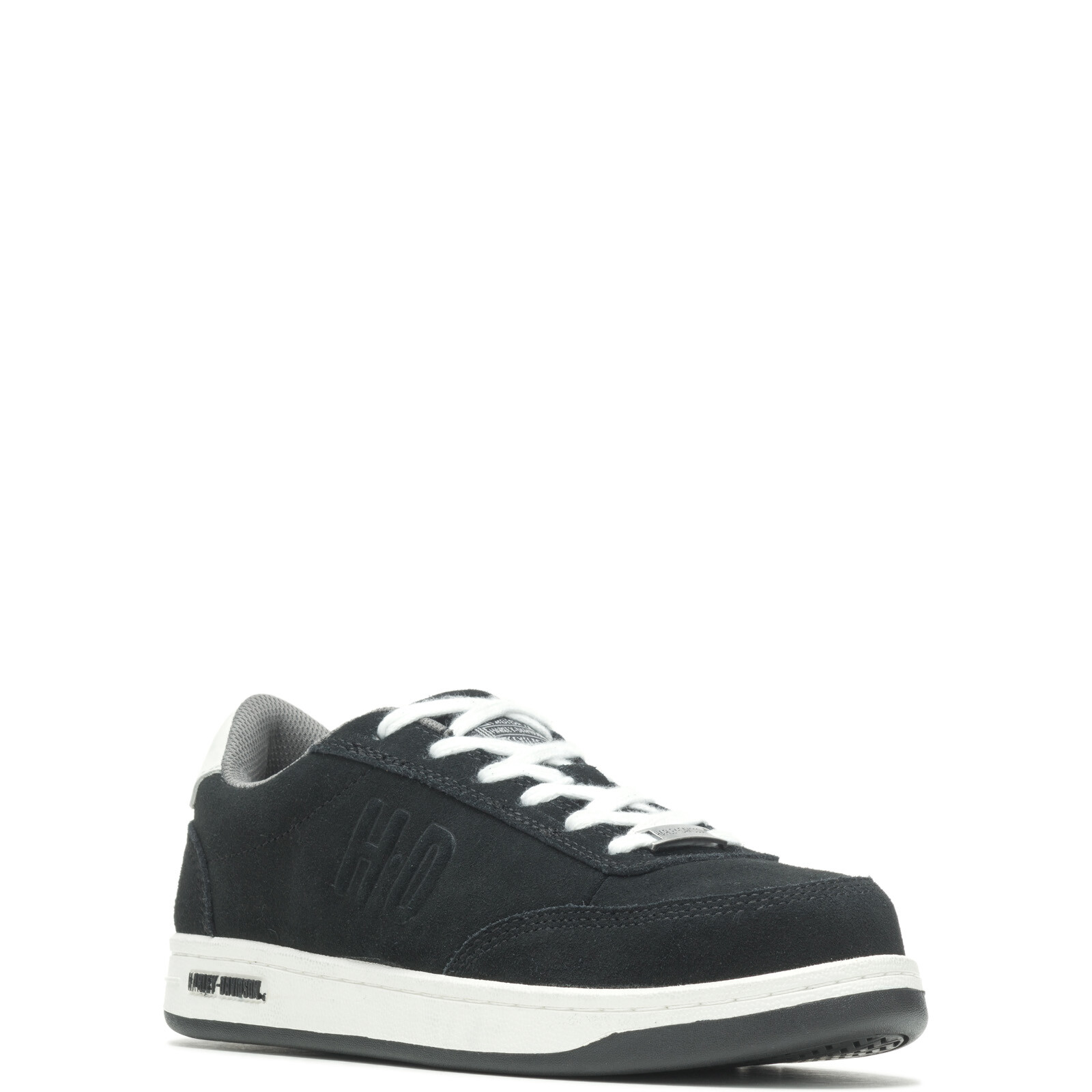 Harley-Davidson Static Steel Toe Suede Mens Black Athletic Work Shoes