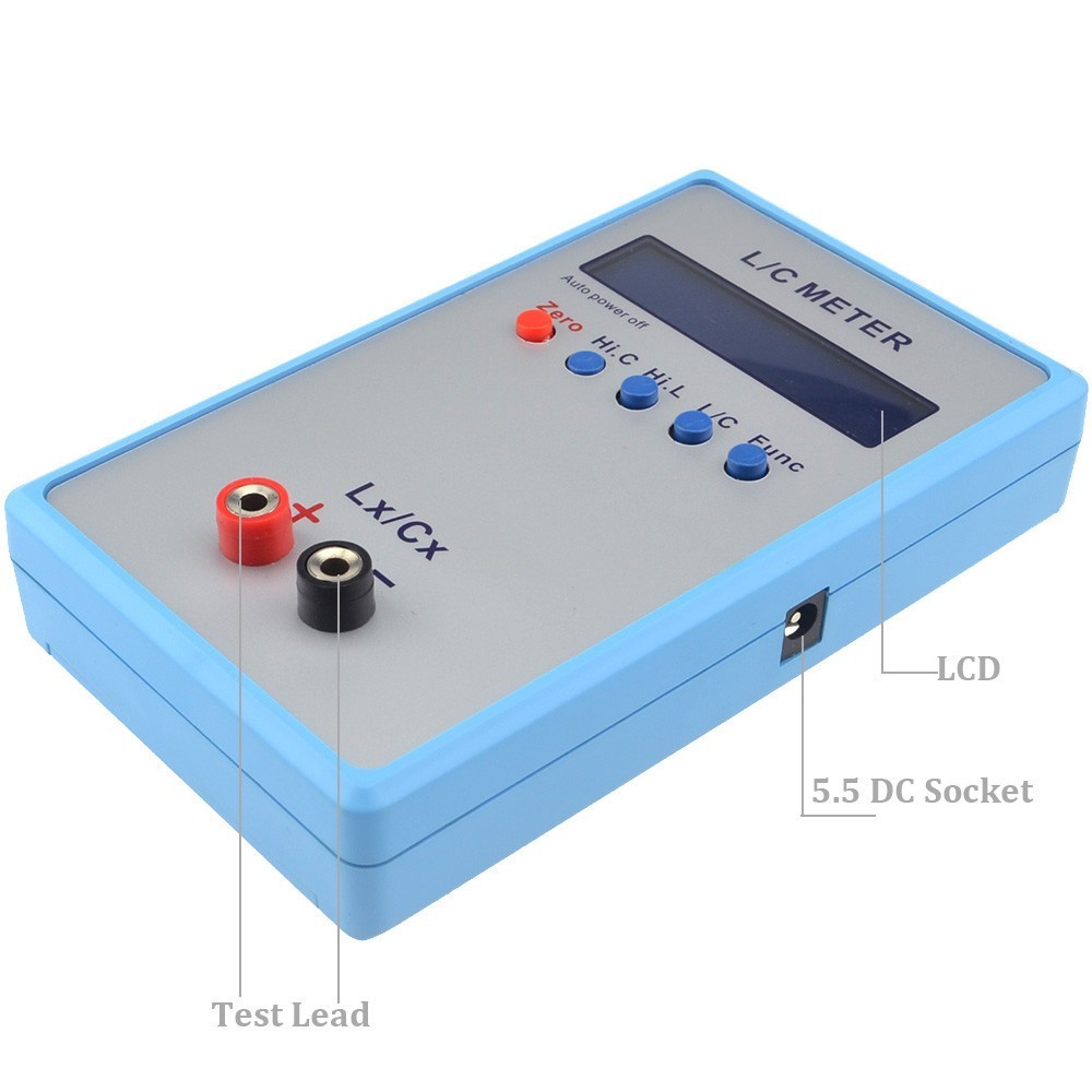 LC200A L/C Blue Meter Inductance Capacitance Digital Bridge LCR Table