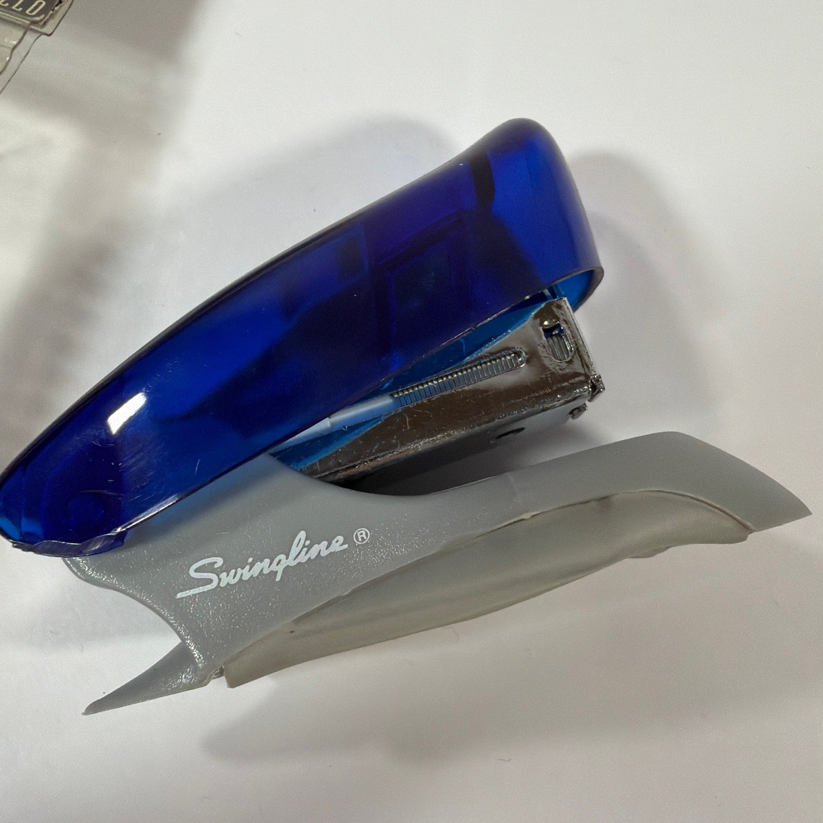 Swingline WORX Personal Stapler 79168 Blue Gray With Staples