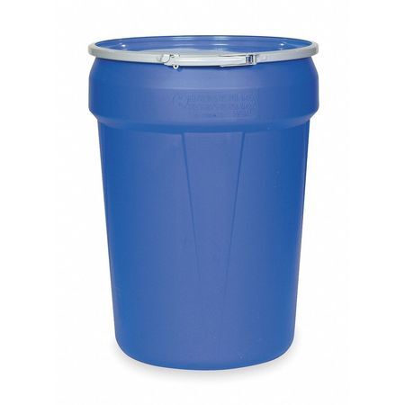 Eagle 1601Mb Open Head Transport Drum, Polyethylene, 30 Gal, Unlined, Blue