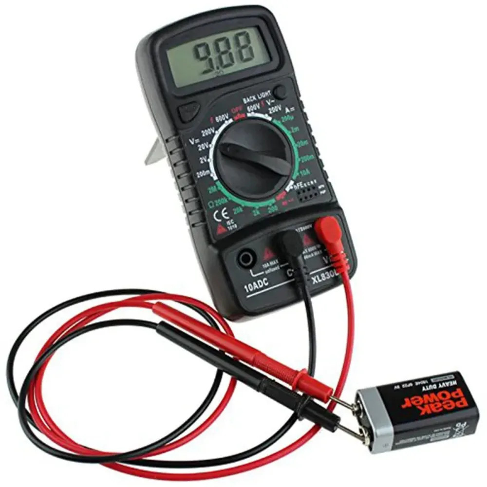 Digital Multimeter XL830L AC/DC Voltage Resistance DC Ammeter Tester