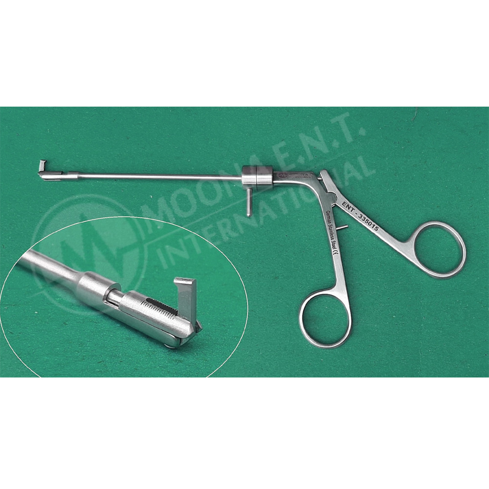 Pediatric Back-Biter Punch Forceps Straight Ent Forceps Instrument