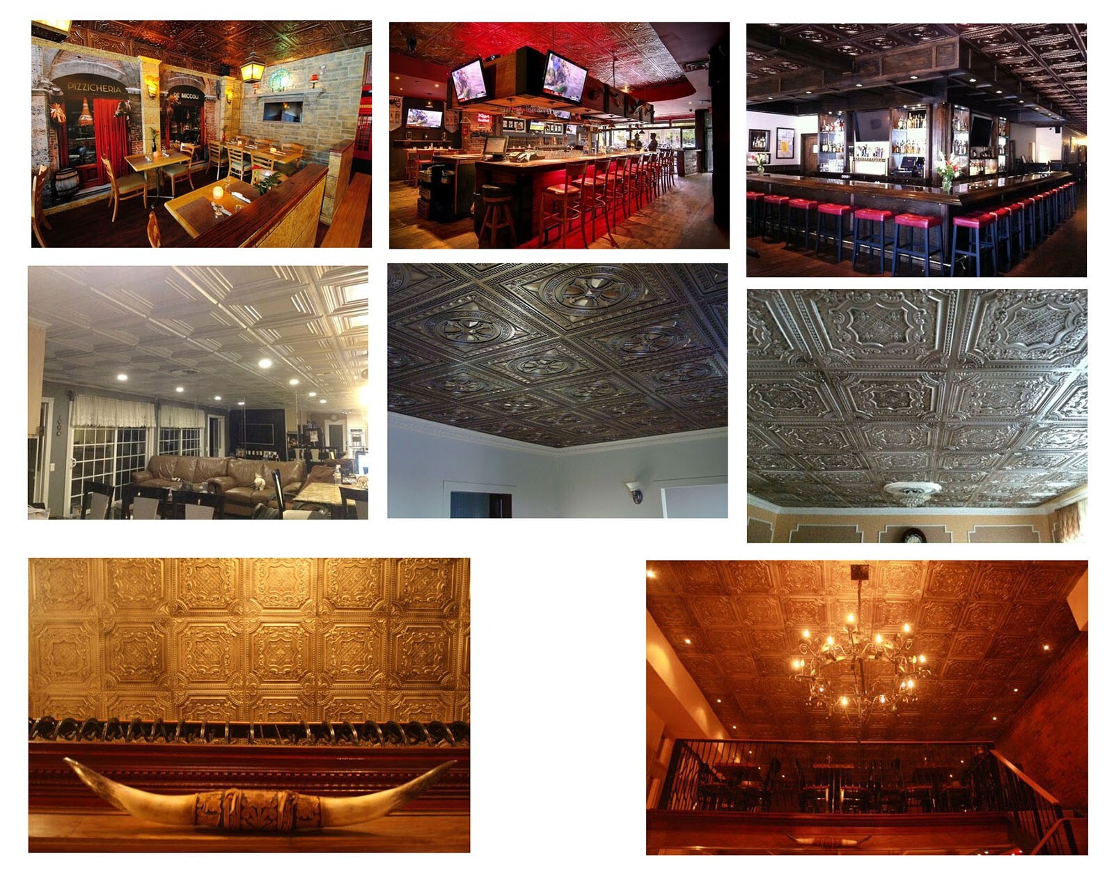 Artistic 3D Ceiling Tile Embossed Interior Wall Panel PL62 golden 10pcs/lot