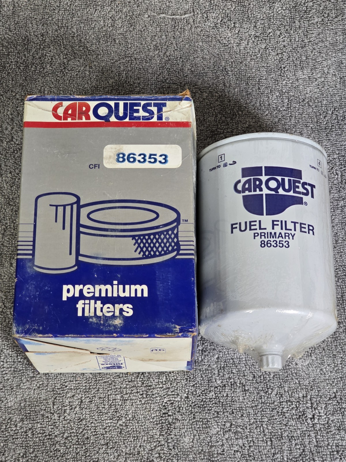 Carquest 86353 Primary Fuel Filter Replaces P3401 3357 L60043 LFF3417 FF289