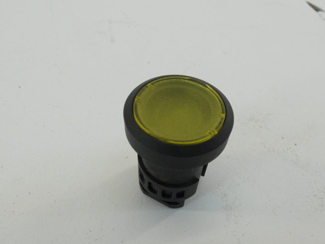 *Lot of 15* Clear Yellow Round Pushbutton Shell Only – NEW Surplus!