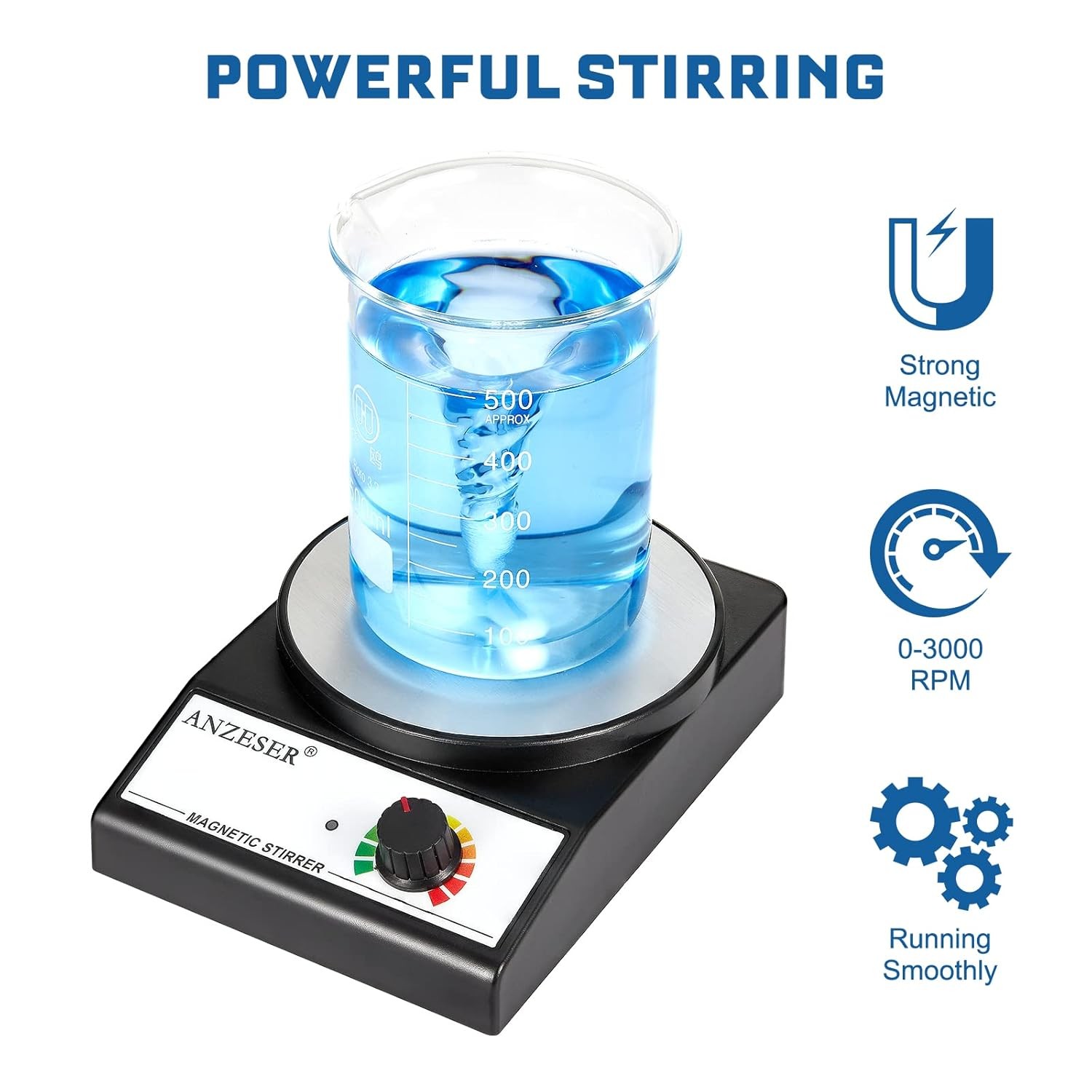Magnetic Stirrer 3000 RPM Lab Mixer 3000 ml No Heat Stir Plate