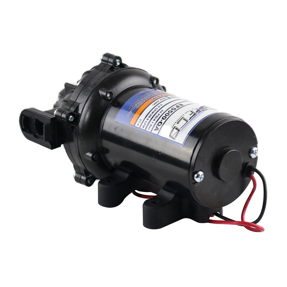 Everflo 12V Diaphragm Sprayer Pump – 5.5GPM, 60 PSI, Quick Attach Ports